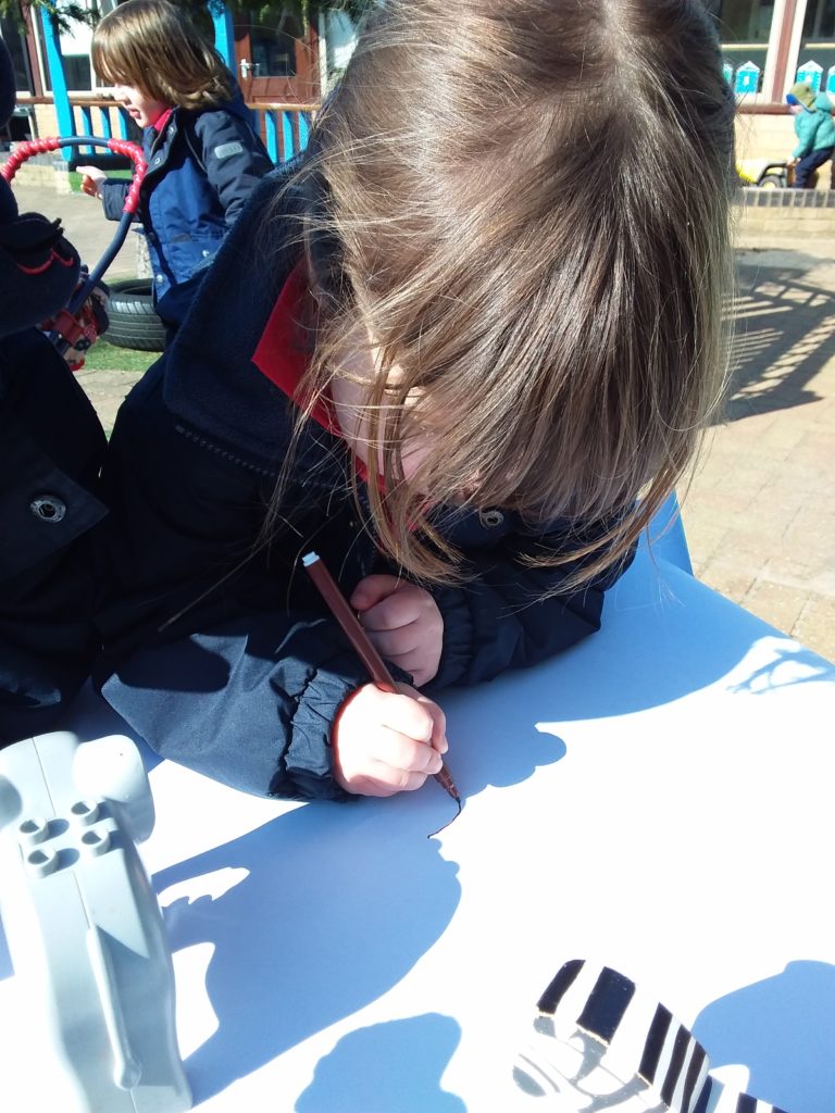 Shadow Drawing, Copthill School