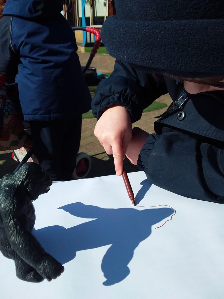 Shadow Drawing, Copthill School