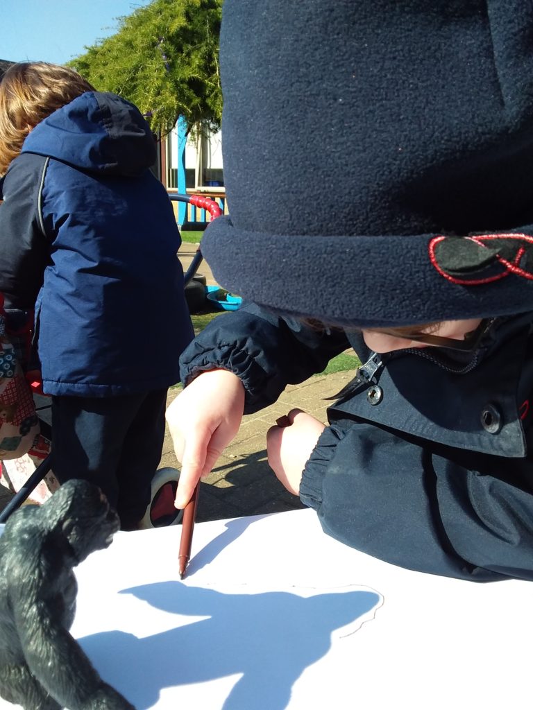 Shadow Drawing, Copthill School