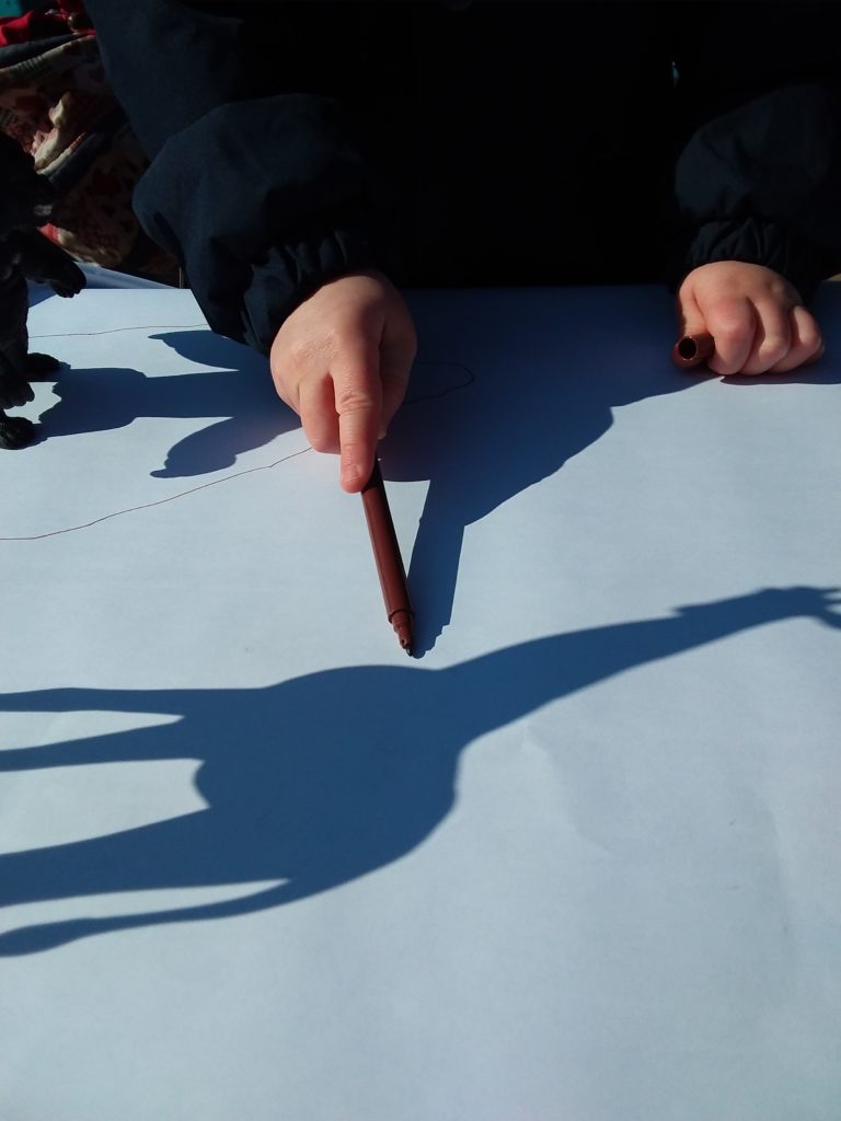 Shadow Drawing, Copthill School