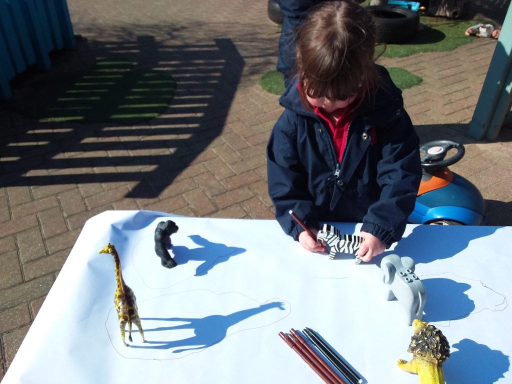 Shadow Drawing, Copthill School