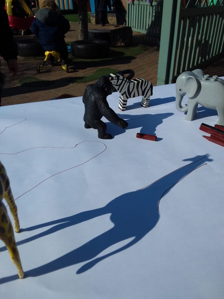 Shadow Drawing, Copthill School