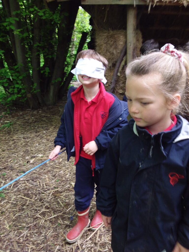 Forest school fun!, Copthill School