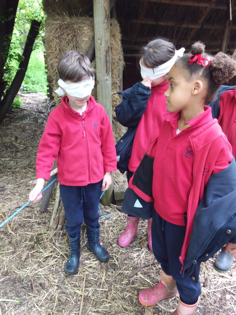 Forest school fun!, Copthill School