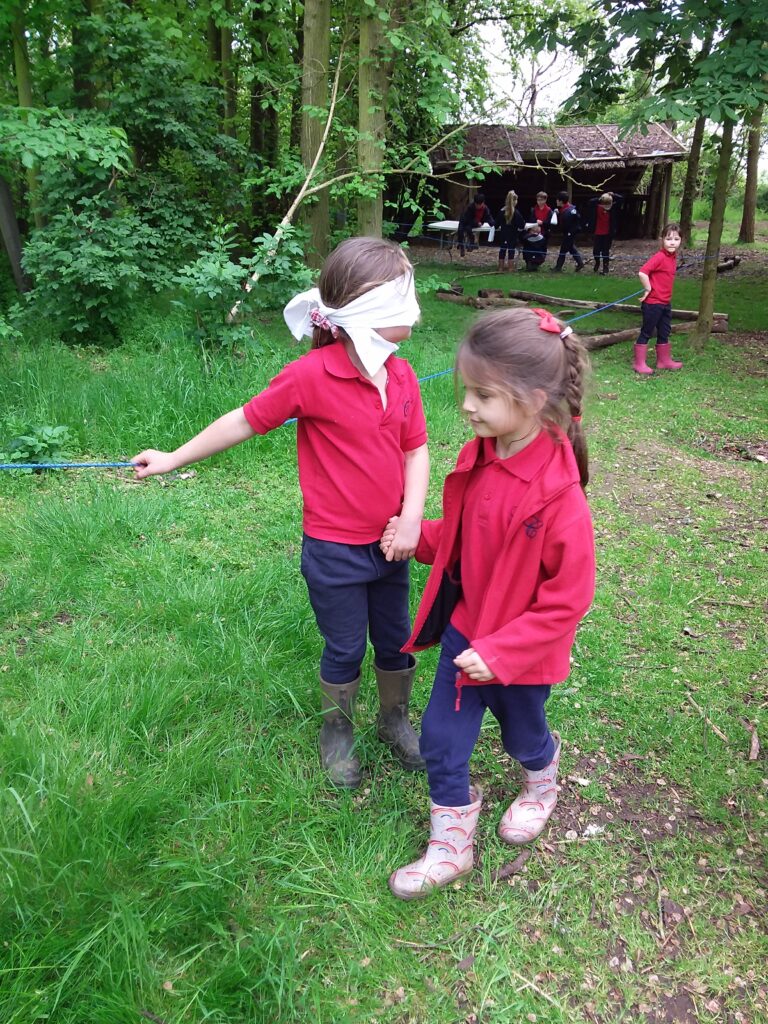 Forest school fun!, Copthill School