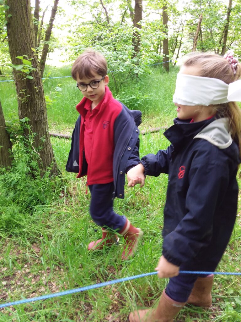 Forest school fun!, Copthill School