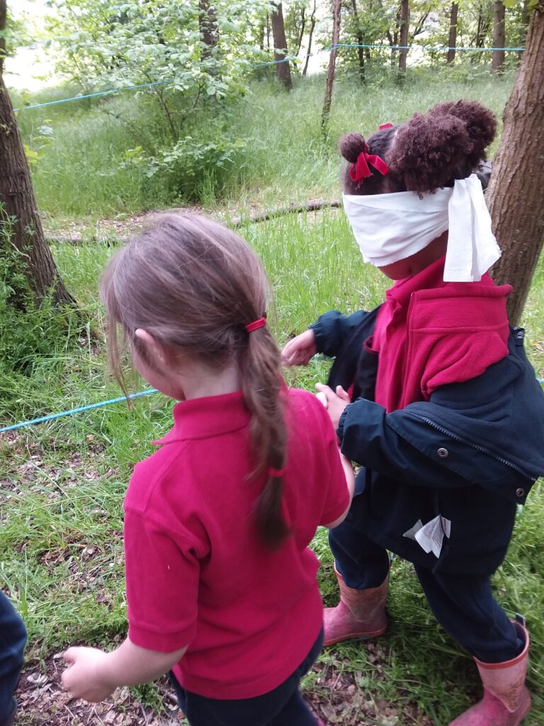 Forest school fun!, Copthill School