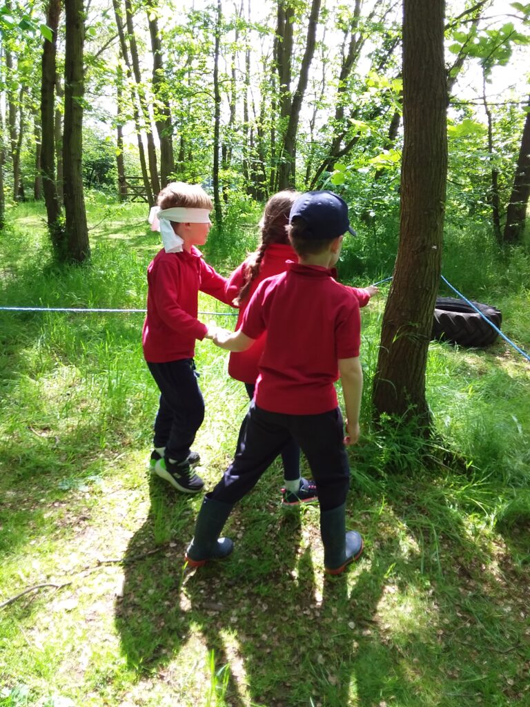 Forest school fun!, Copthill School