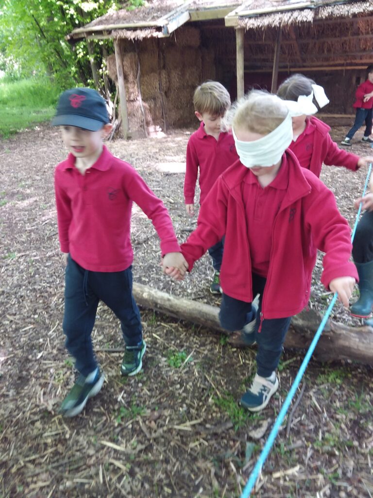 Forest school fun!, Copthill School