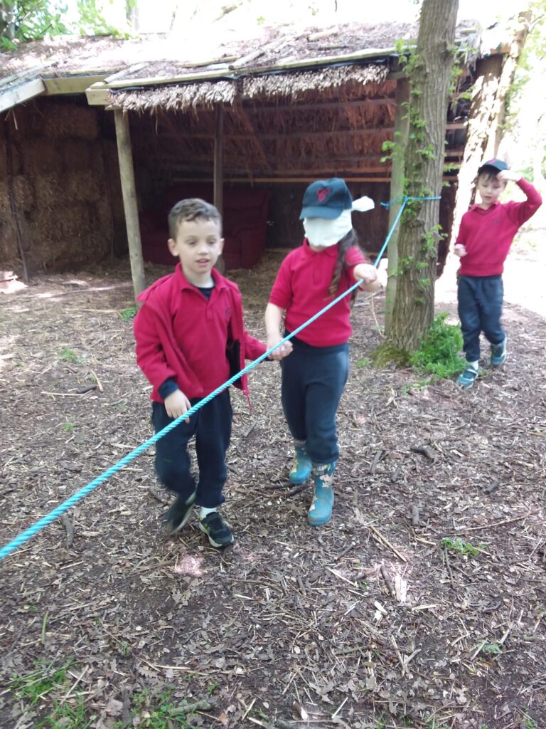 Forest school fun!, Copthill School