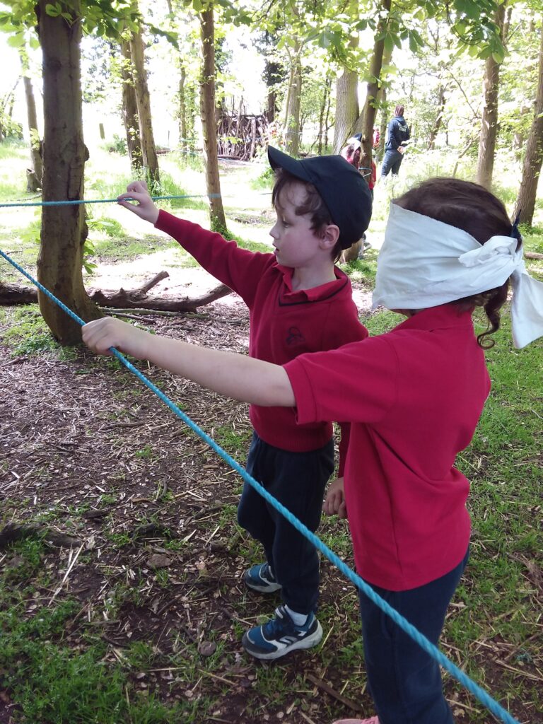 Forest school fun!, Copthill School