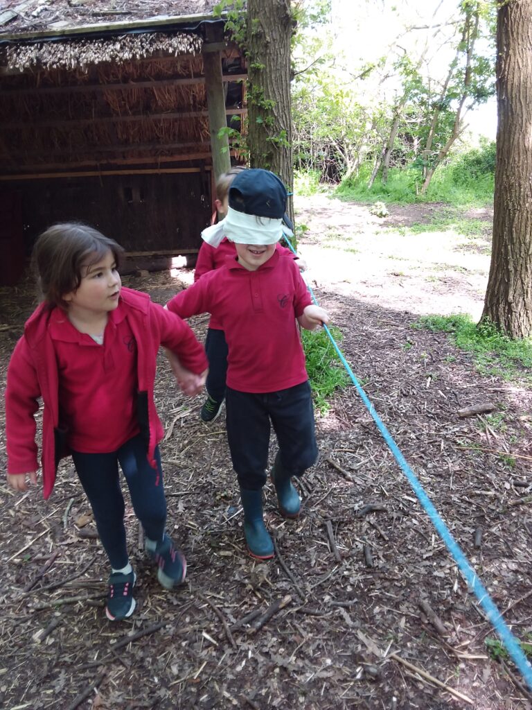 Forest school fun!, Copthill School