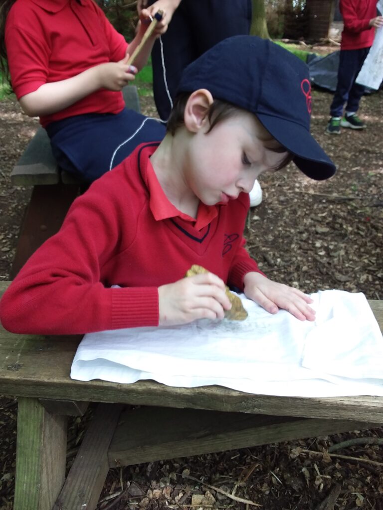 Forest school fun!, Copthill School