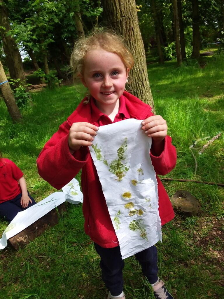 Forest school fun!, Copthill School