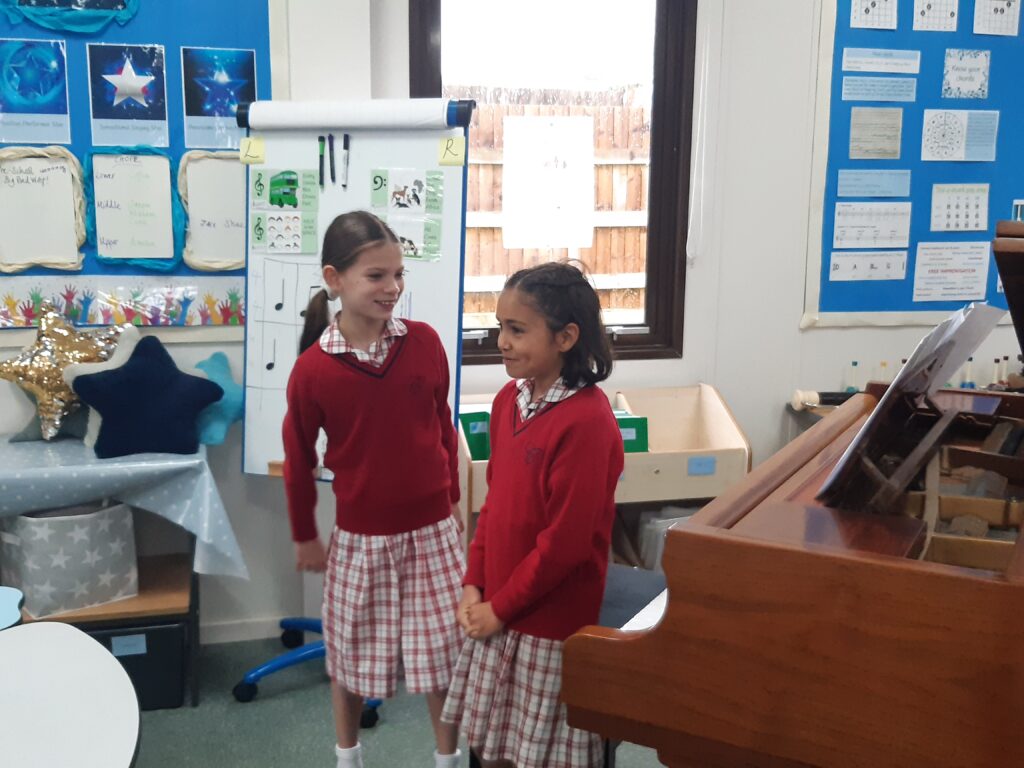 Piano Duet Breakfast, Copthill School