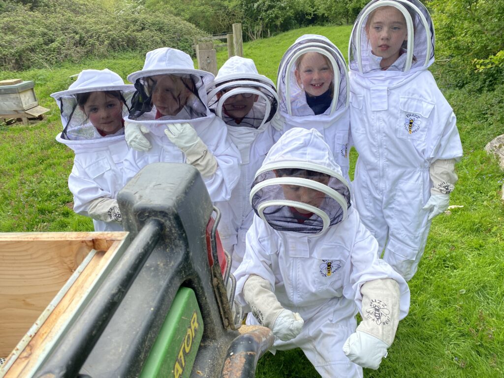 Beekeepers meet the bees!, Copthill School