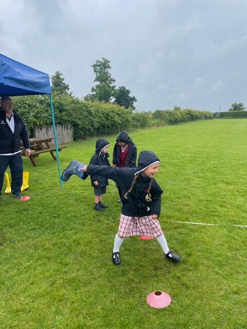 A spot of welly wanging on a rainy afternoon&#8230;, Copthill School