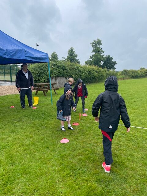 A spot of welly wanging on a rainy afternoon&#8230;, Copthill School