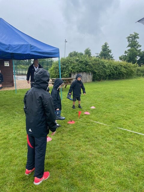 A spot of welly wanging on a rainy afternoon&#8230;, Copthill School