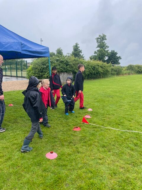 A spot of welly wanging on a rainy afternoon&#8230;, Copthill School