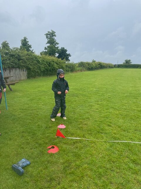 A spot of welly wanging on a rainy afternoon&#8230;, Copthill School