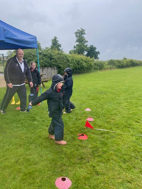 A spot of welly wanging on a rainy afternoon&#8230;, Copthill School