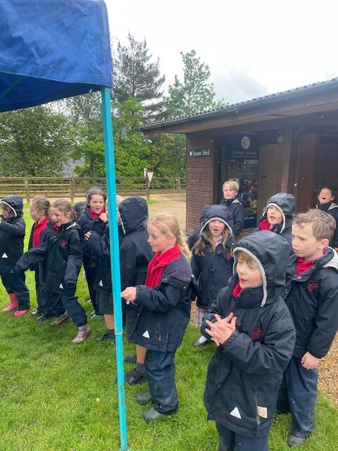 A spot of welly wanging on a rainy afternoon&#8230;, Copthill School