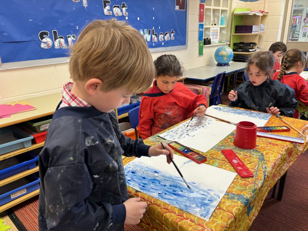 Monet inspired sailboats&#8230;, Copthill School