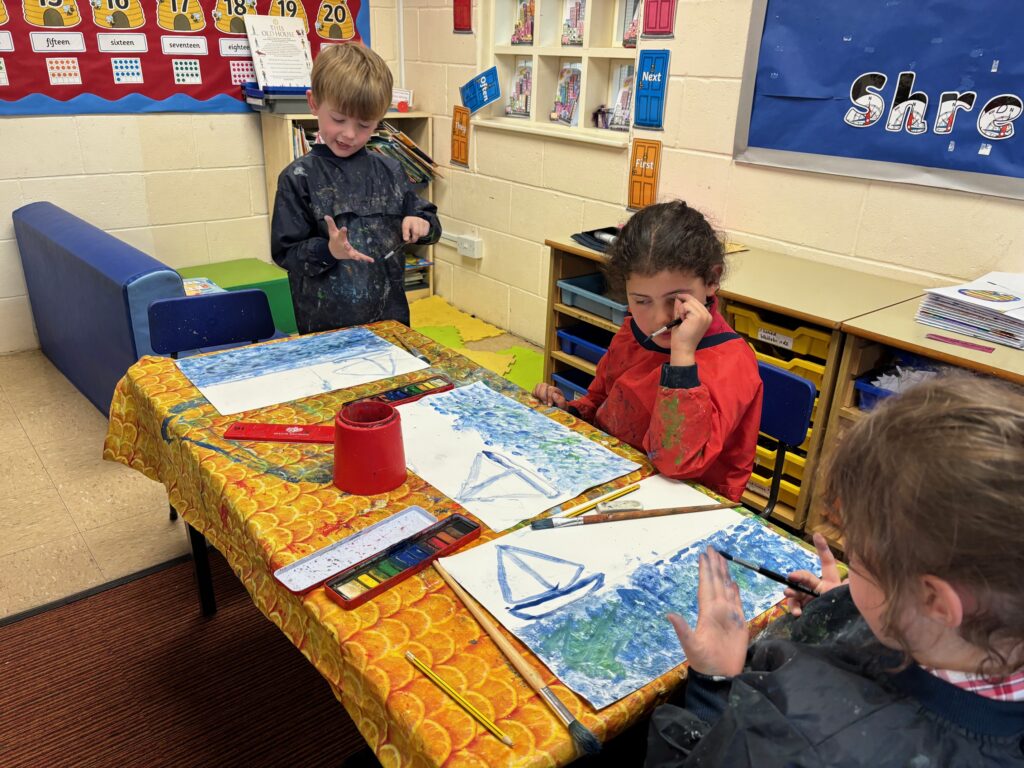 Monet inspired sailboats&#8230;, Copthill School