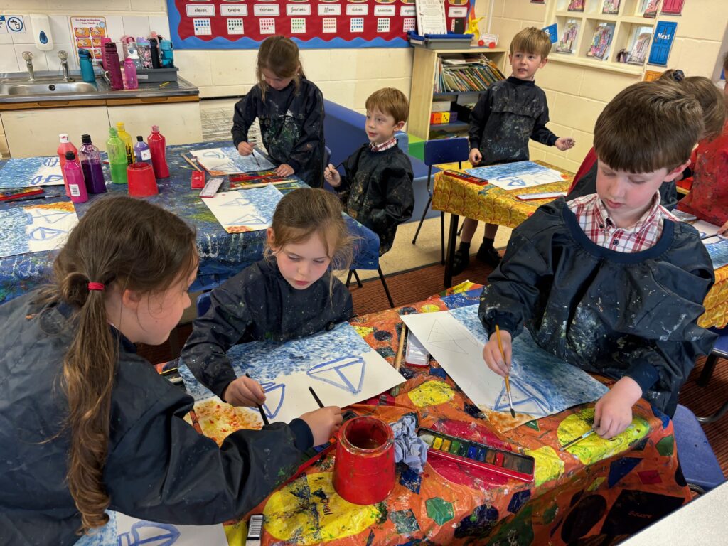 Monet inspired sailboats&#8230;, Copthill School