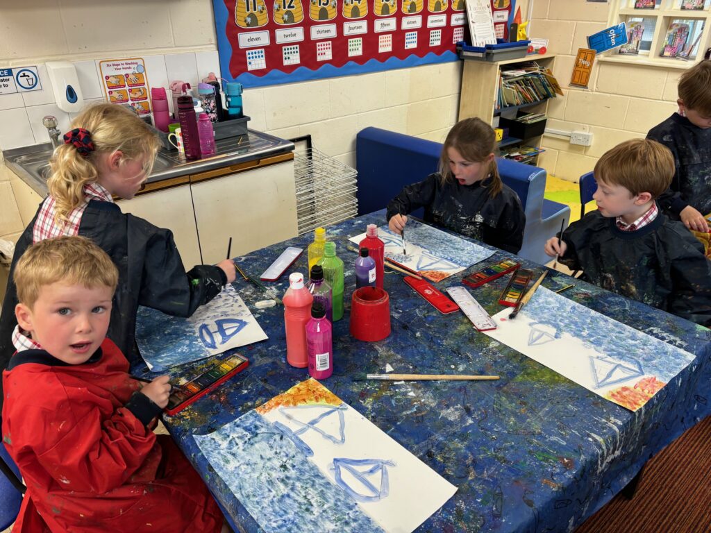 Monet inspired sailboats&#8230;, Copthill School