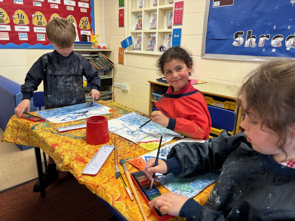 Monet inspired sailboats&#8230;, Copthill School