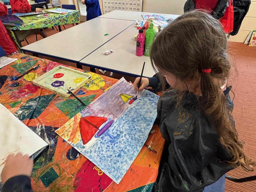 Monet inspired sailboats&#8230;, Copthill School