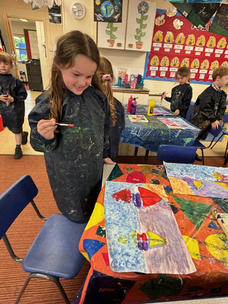 Monet inspired sailboats&#8230;, Copthill School