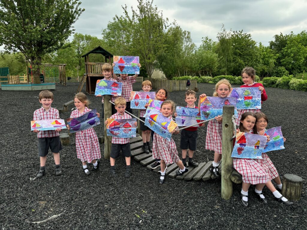 Monet inspired sailboats&#8230;, Copthill School