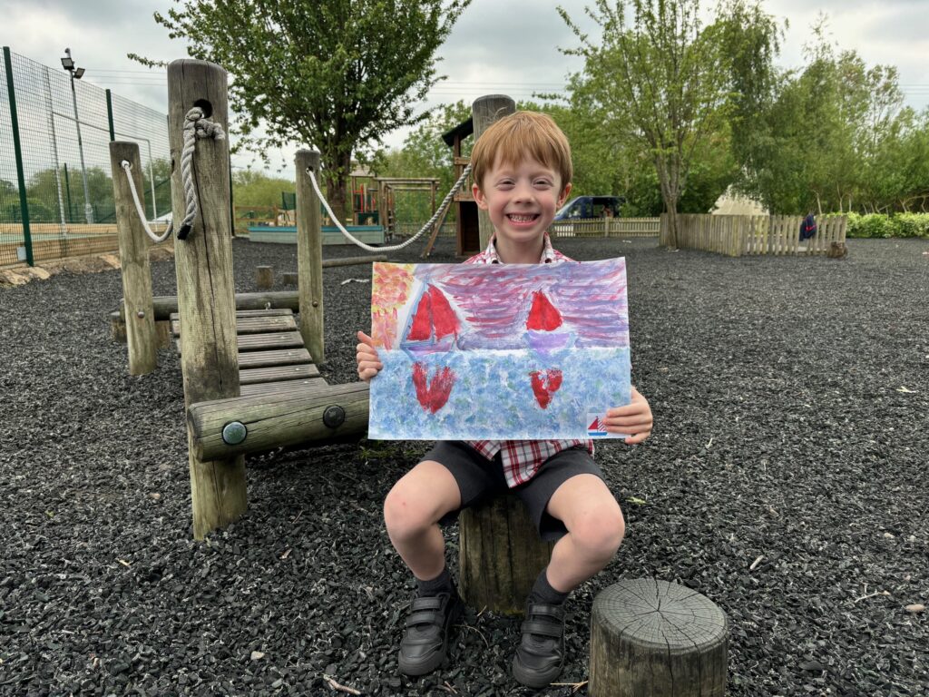 Monet inspired sailboats&#8230;, Copthill School