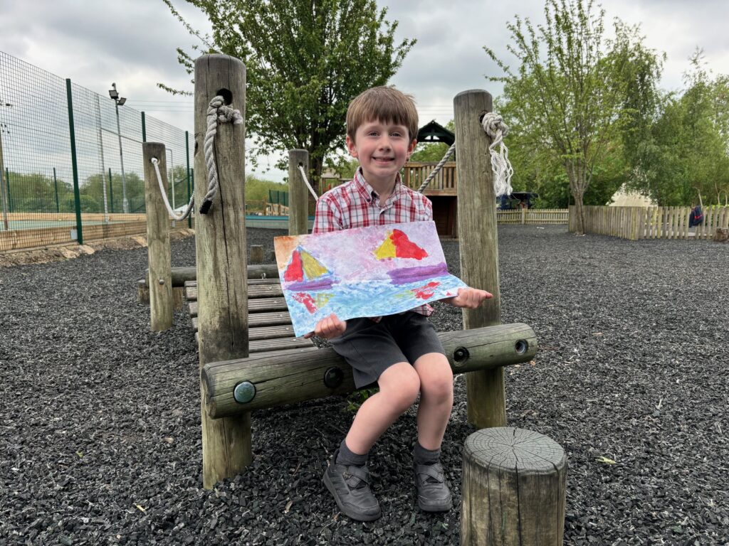 Monet inspired sailboats&#8230;, Copthill School