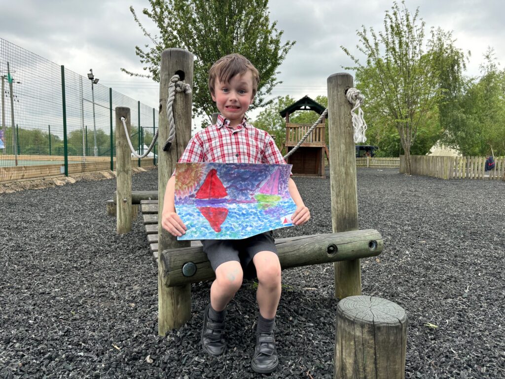 Monet inspired sailboats&#8230;, Copthill School