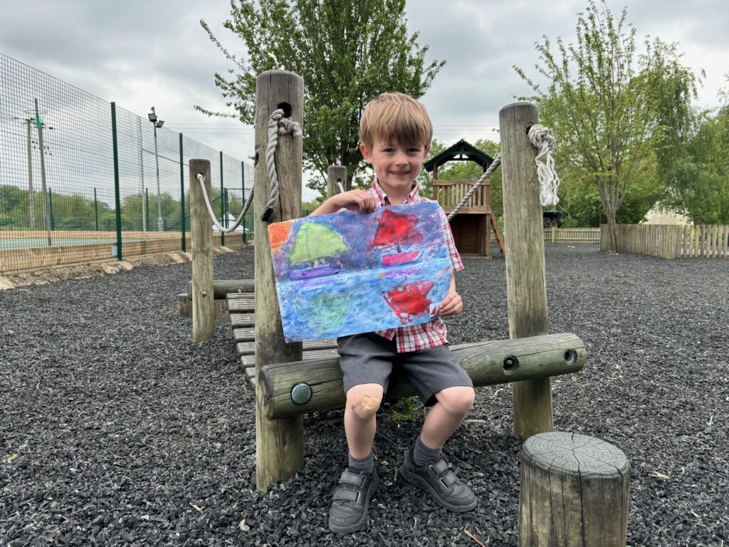 Monet inspired sailboats&#8230;, Copthill School