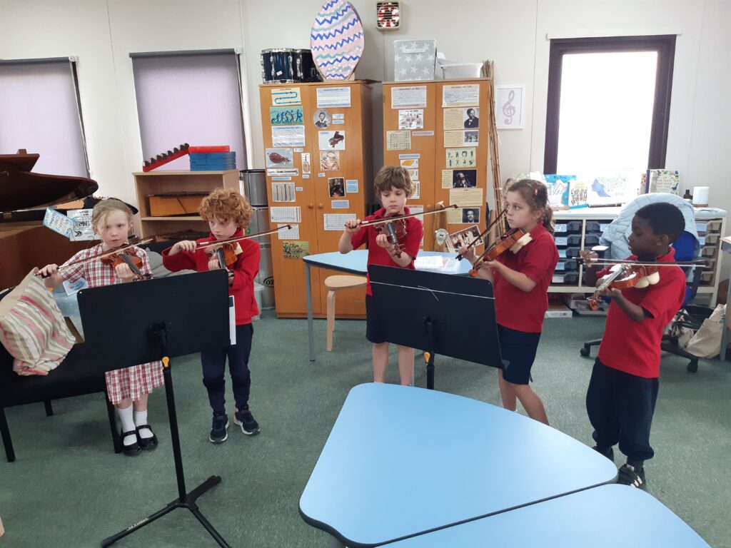 Year Two String Groups Perform Live!, Copthill School