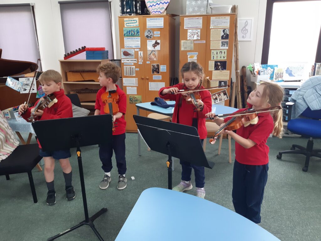 Year Two String Groups Perform Live!, Copthill School