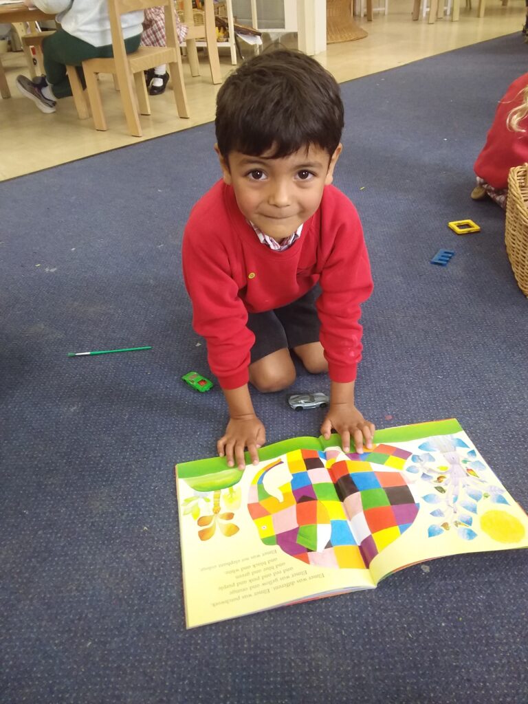 Elmer and Water Play, Copthill School