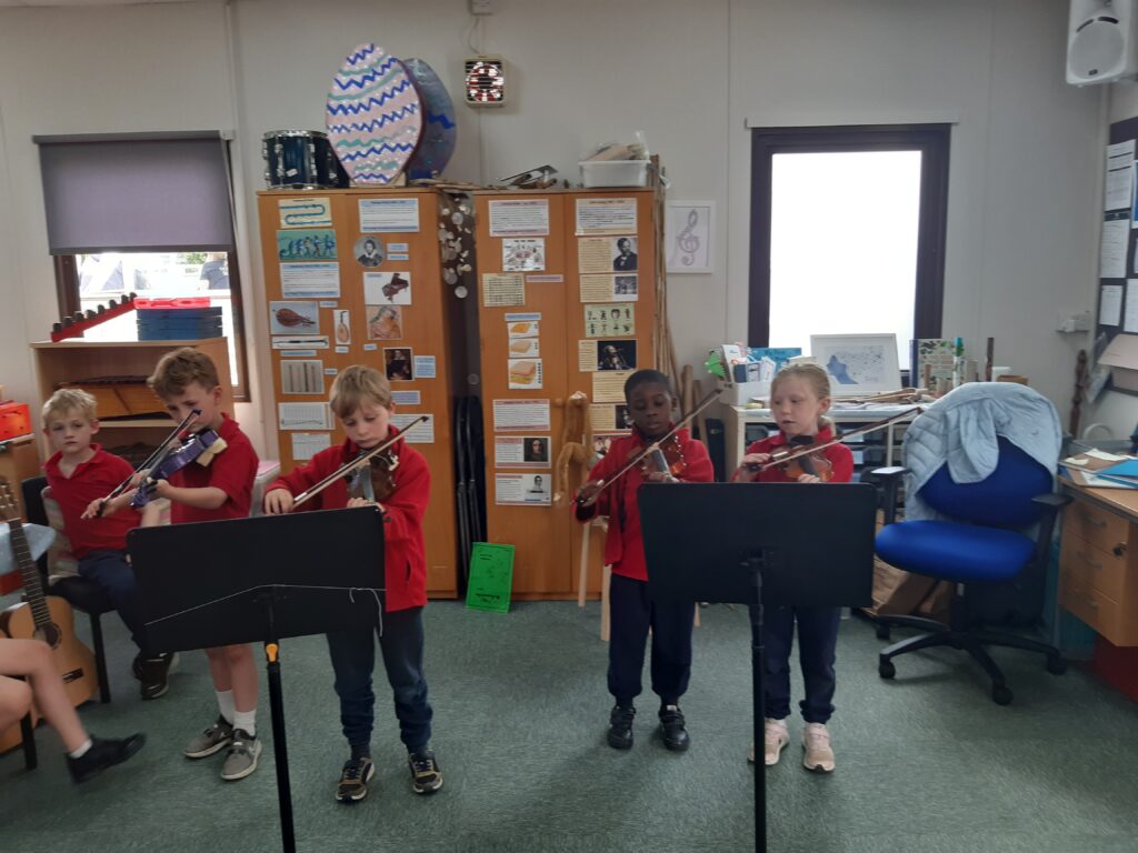 Year Two String Groups Perform Live!, Copthill School