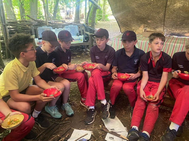 Y6 Paella-making, Copthill School