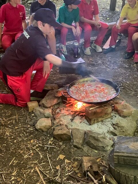 Y6 Paella-making, Copthill School