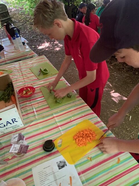 Y6 Paella-making, Copthill School