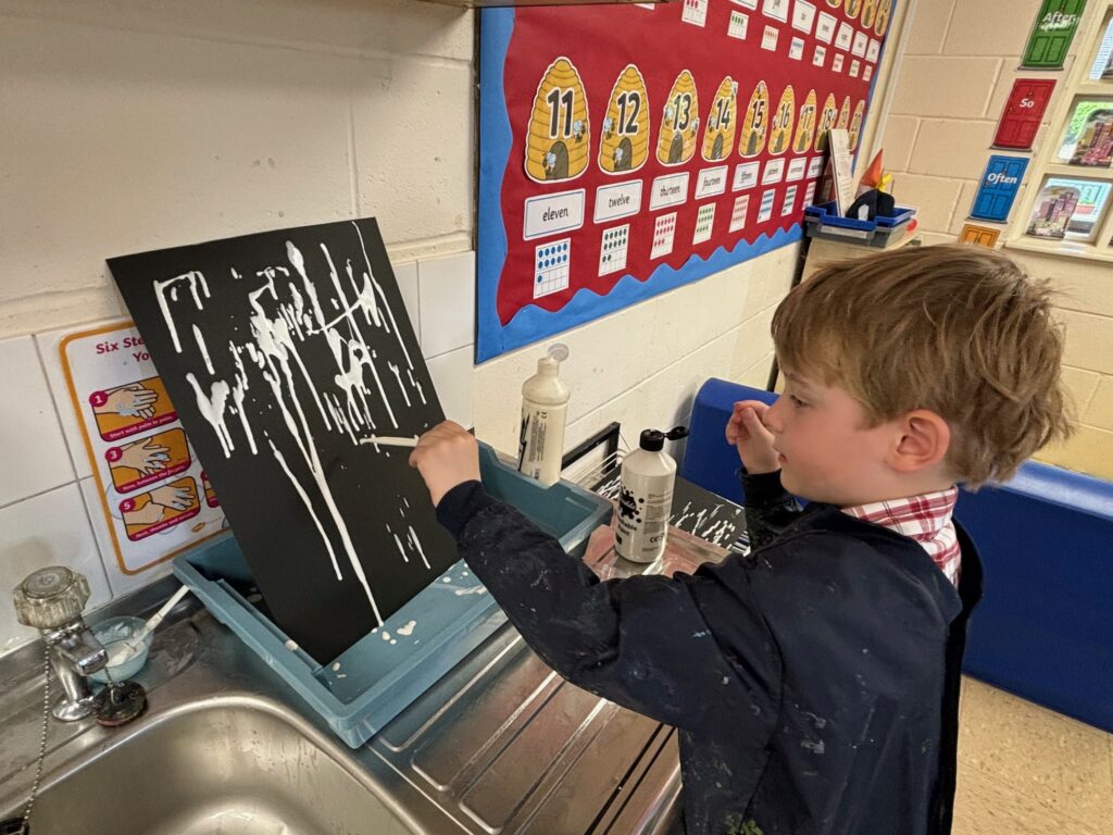 Rainbows and singing in the rain&#8230;, Copthill School