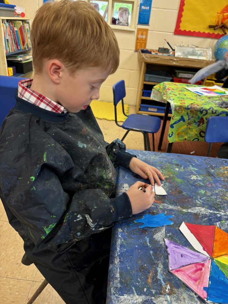 Rainbows and singing in the rain&#8230;, Copthill School