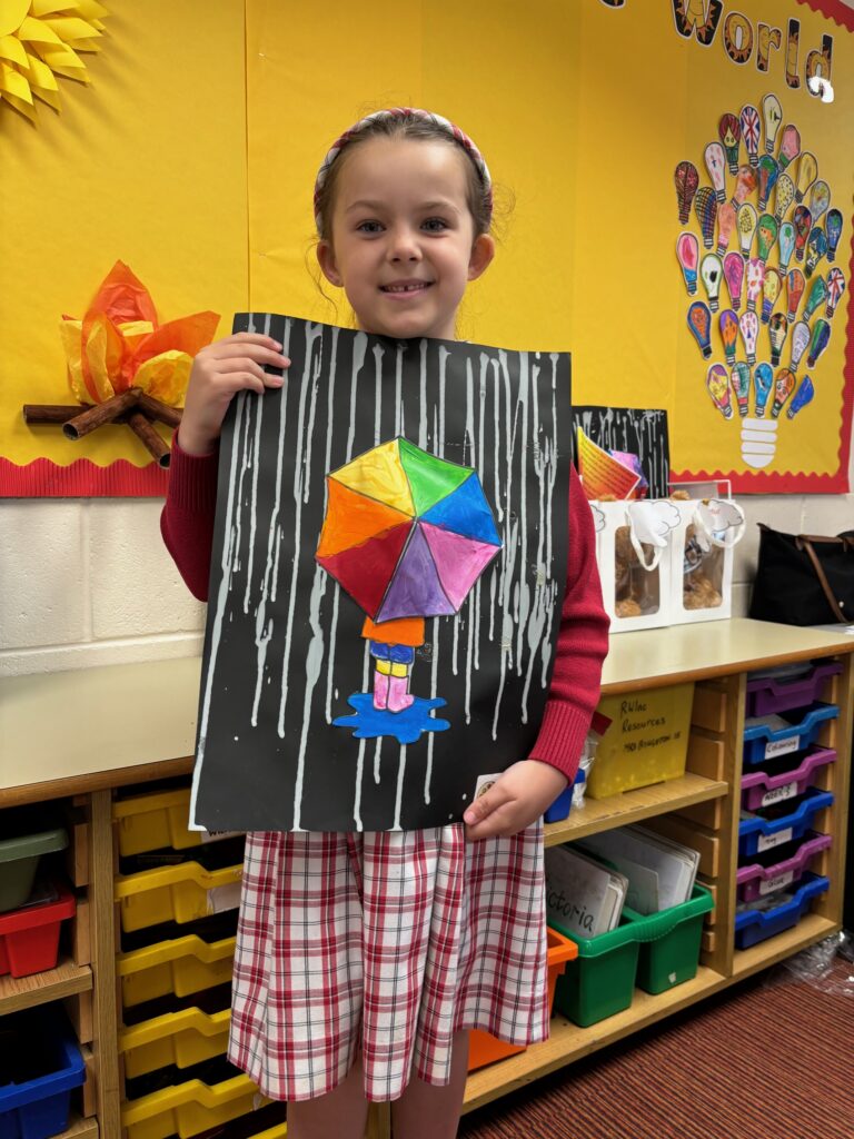 Rainbows and singing in the rain&#8230;, Copthill School