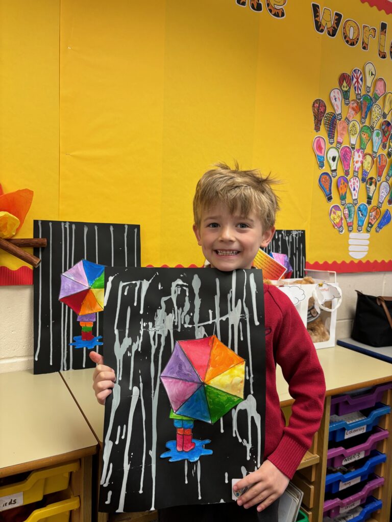 Rainbows and singing in the rain&#8230;, Copthill School